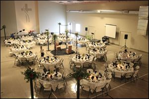 The gymnasium at McCord Road Christian Church. The Mother’s Center of Greater Toledo's annual open house will be held from 9:45 a.m. to 11:15 a.m., Sept. 12, at McCord Road Christian Church, 4675 N. McCord Rd.
