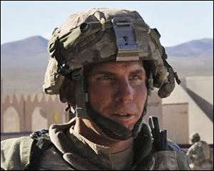 Staff Sgt. Robert Bales participates in an exercise at the National Training Center at Fort Irwin, Calif. L