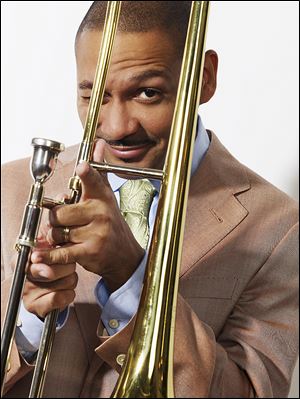 Delfeayo Marsalis and Friends will perform Wednesday at Jazz on the Maumee in Grand Plaza Ho­tel Aqua Lounge.