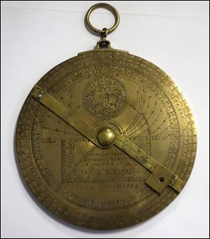 A rare 16th-century scientific artifact that has been missing from a Swedish museum for a decade, on display,  in London. 