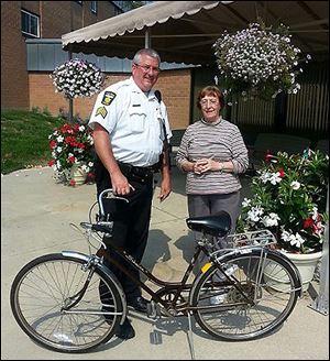 Toledo police Sgt. Pete Lavey, told of an abandoned bicycle in Ottawa Creek, immediately recognized the bike as belonging to 74-year-old Norma Johnson.