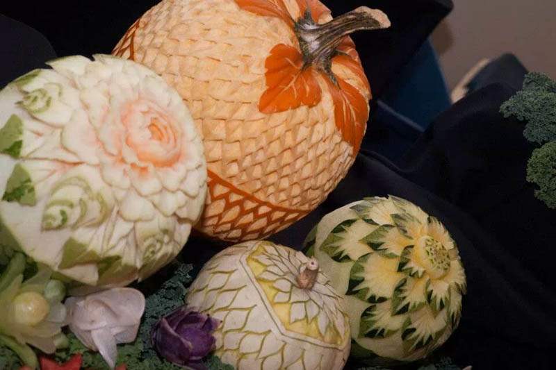 Veggie-bouquets-pumpkins