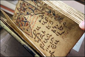 An Armenian Bible produced in 1356 is the oldest volume in The Blade Rare Book Room at the Toledo-Lucas County Public Library.