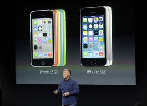 Phil Schiller, Apple's senior vice president of worldwide product marketing, says the 5S is the ‘most forward-looking phone’ the company  has ever created. It goes on sale Sept. 20.