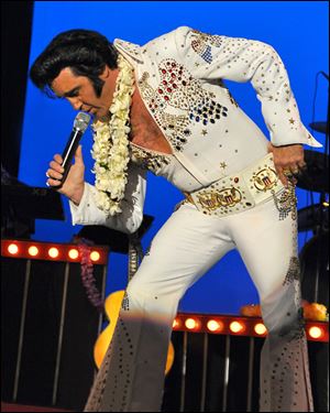 The Toledo Symphony presents KeyBank Pops, A Tribute to Elvis, at 8 p.m. Nov. 2 at the Stranahan Theater with Craig Parker in the title role. 