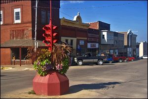 Toledo, Iowa, which is the seat of Tama County, has 2,341 residents and is known for its Stop Light Festival.