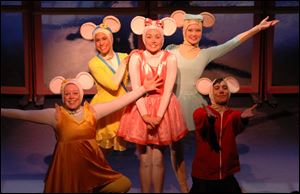 'Angelina Ballerina The Musical' comes to the Valentine Theatre Saturday for shows at 2 and 4 p.m.