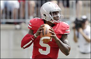 Ohio State quarterback Braxton Miller is expected to return this week from a sprained left knee.