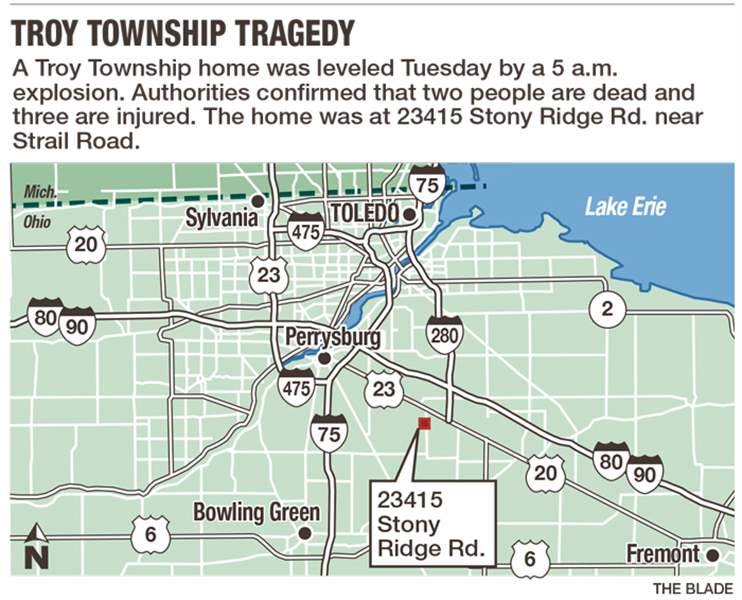 2 killed, 3 hurt by explosion in Troy Township The Blade