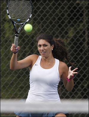 Nina Eid, a junior, captured the No. 3 singles title as the Eagles won the TRAC tournament.