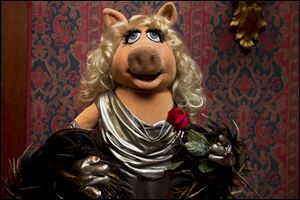 A Miss Piggy muppet, that was used on 