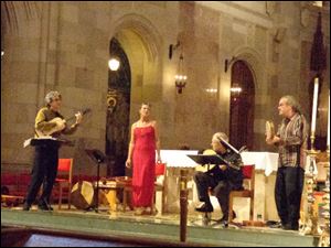 The Alba Consort from New York City, opening the Cathedral Concerts series.