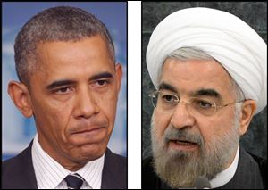 The chat between President Obama and Hassan Rouhani lasted about 15 minutes before Mr. Rouhani left New York.