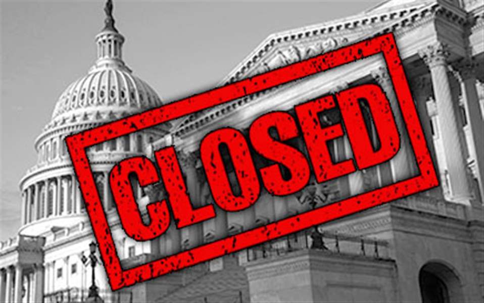 U.S. government shuts down over fiscal impasse The Blade