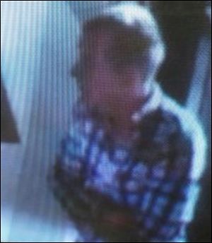 Bowling Green police allege this man broke a door, and then threw up in one of the tanning rooms.
