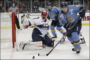 Kyle Rogers ranks first in Walleye history in games played (214), third in goals (47) and first in assists (79).