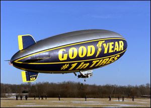 The Goodyear Tire and Rubber Co. blimp, 