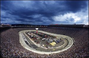 The 52-year-old racetrack sits nearly halfway between the campuses of the two schools, off Interstate 81 in Tennessee. The speedway can hold around 160,000, and organizers are hoping to break the NCAA-recognized attendance record for college football of 115,109, set last month at Michigan Stadium for Michigan-Notre Dame.