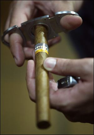 A Cuban cigar.
