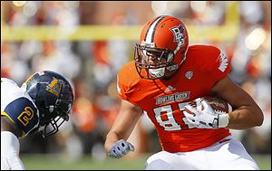 Bowling Green is solid at tight end with Alex Bayer leading the way with 18 catches for 204 yards this season.