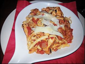 Grilled chicken fettucini from Stella's Restaurant & Bar in Perrysburg.