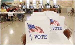 Polling places across Toledo and its suburbs were largely empty last week.