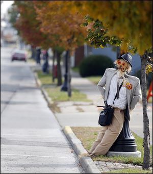Village employee Brad Burkhart introduced scarecrows after seeing a similar project in Michigan.