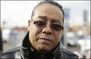 Detroit mayoral candidate Benny Napolean is seen at the Meijer Shopping Plaza in Detroit, Monday.