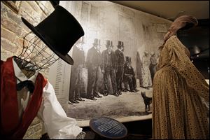 How slaves were dressed for sale, at the Freedom House Museum in Alexandria, Va. A small museum across the Potomac River from the nation's capital is connected to the story depicted in the new movie 12 Years a Slave.