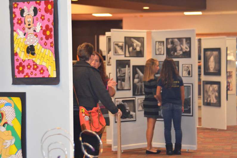 Open-house-art-display