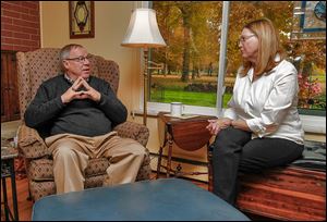 D. Michael Collins says there will be fresh faces in city government but also familiar faces. He and his wife, Sandy Drabik, sat down with The Blade in their South Toledo home Friday to talk about his plans as mayor.