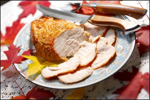 Try a boneless turkey breast with barbecue sauce or a spice rub for a change of pace.