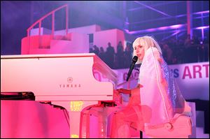 Lady Gaga performs in concert to present 