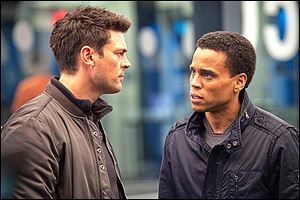 Karl Urban, left, and Michael Ealy star in 'Almost Human.'