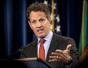 Former Treasury Secretary Timothy Geithner is joining private equity firm Warburg Pincus LLC. 