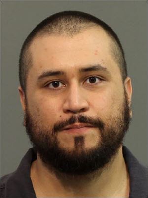 Former neighborhood watch volunteer George Zimmerman after he was arrested Monday in Apopka, Fla.