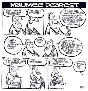 Kirk Walters' Maumee Dearest: Collins Administtration's Openess