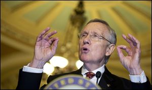 Senate majority leader Harry Reid was expected to force a vote as soon as today on requiring only 51 votes to end filibusters, or delaying tactics, against nominees for high-level judgeships and agency officials.