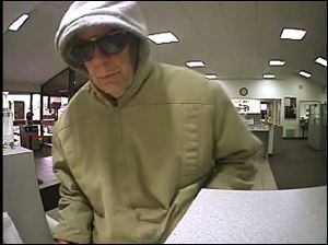The man shown in this photo is wanted for robbing KeyBank, 1535 North Telegraph Rd. near Monroe.