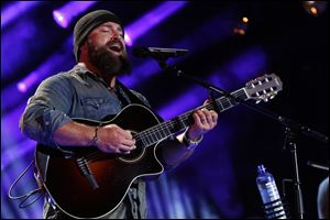 Zac Brown performing at the 2013 CMA Music Festival in Nashville,Tenn.