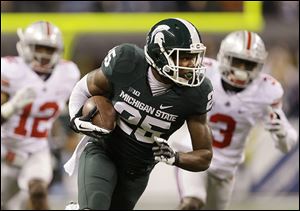 Michigan State's Keith Mumphery makes a 72-yard touchdown reception against Ohio State.