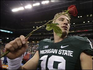 More than 13.9 million Fox viewers made Ohio State’s 34-24 loss to Michigan State in the Big Ten championship game the most-watched college football game of the season. 