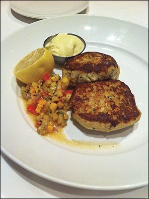 Crabcake at Mancy’s Bluewater Grille