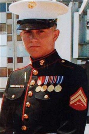 U.S. Marine Brian LaLoup died in 2012 while stationed in Greece.