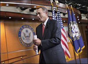 House Speaker John Boehner (R., Ohio) blasted conservative groups that criticized the bipartisan budget compromise without knowing its details.