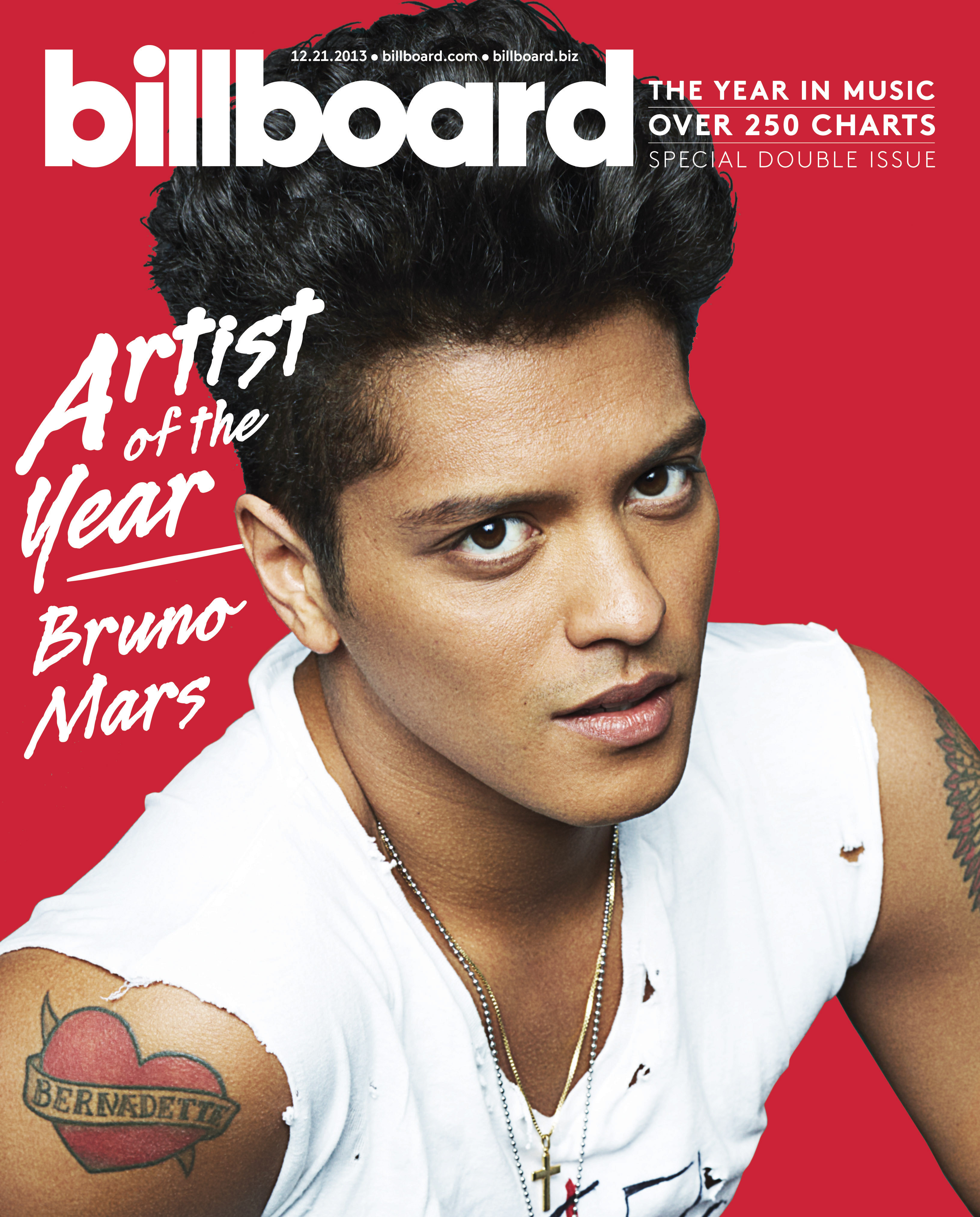 Bruno Mars is Billboard's top artist of 2013; singer's year included