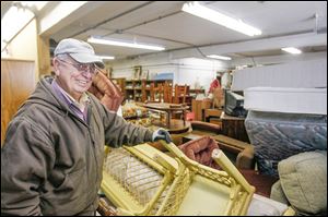 As director, Jerry Rohrs says he racks up more than 10,000 delivery miles a year as he hauls household goods to and from the Sauder warehouse in Archbold, Ohio, for the Furniture/Appliance Recycling Program. 