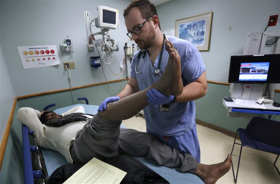 Emergency rooms try to free doctors to aid urgent patients The Blade