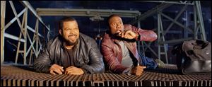 Ice Cube, left, and Kevin Hart in a scene from 