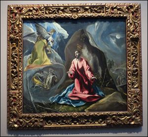 Domenikos Theotokopoulos, called El Greco (Spanish, born on Crete, 1541-1614), The Agony in the Garden. Oil on canvas, ca. 1590-1595.